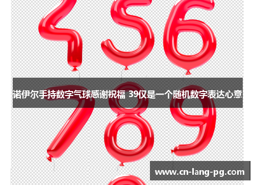诺伊尔手持数字气球感谢祝福 39仅是一个随机数字表达心意