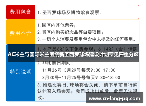 AC米兰与国际米兰围绕新圣西罗球场建设计划意见严重分歧 AC米兰与国际米兰围绕新圣西罗球场建设计划意见严重分歧